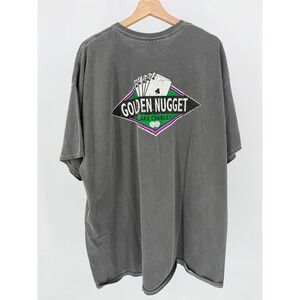 Golden Nugget Lake Charles T Shirt Gray 2XL Casino Gambling Graphic Tee